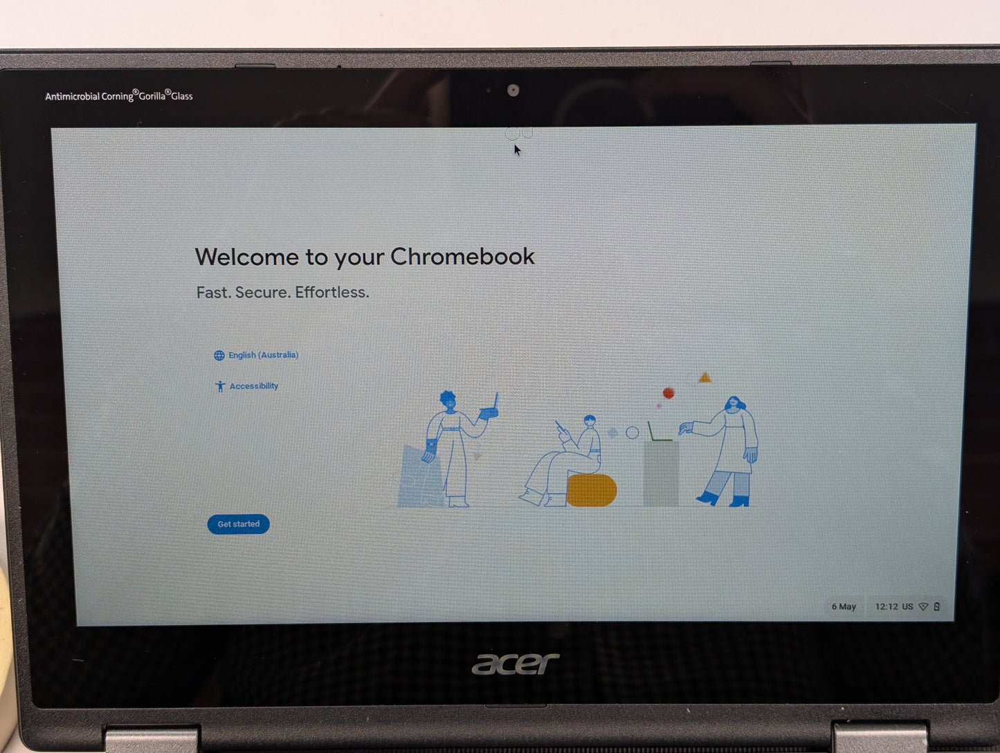 Acer ChromeBook R752 11.6" 2-in-1 Touchscreen HD Laptop - Intel Celeron N4120/4GB RAM/32GB SSD/Chrome OS