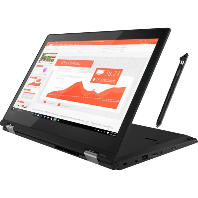 Lenovo ThinkPad L380 Yoga 13.3" FHD 2-in-1 Touchscreen Laptop - Intel Core i5-8250U/16GB RAM/256GB SSD/Windows 11