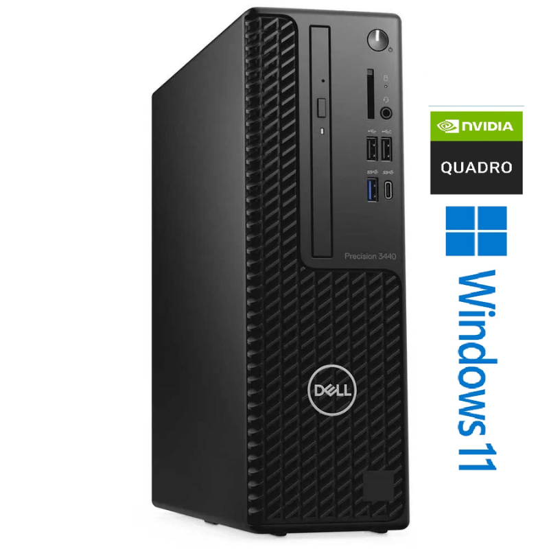 Dell Precision 3440 SFF Desktop PC - Intel Core i7-10700/16GB RAM/512GB SSD/NVIDIA Quadro P1000/Windows 11