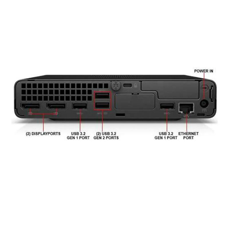 HP EliteDesk 800 G6 Mini Desktop PC - Intel Core i7-10700/16GB RAM/256GB SSD/Windows 11