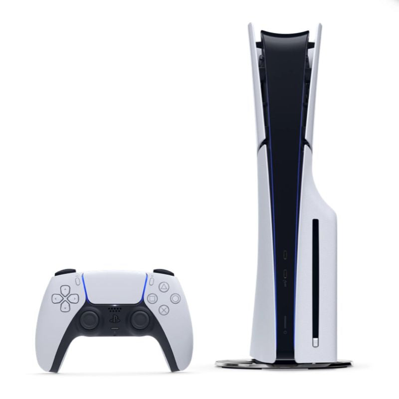 Sony PlayStation 5 Slim Gaming Console Disc Edition - 1TB Storage with Sony PlayStation Controller (Disc Version)