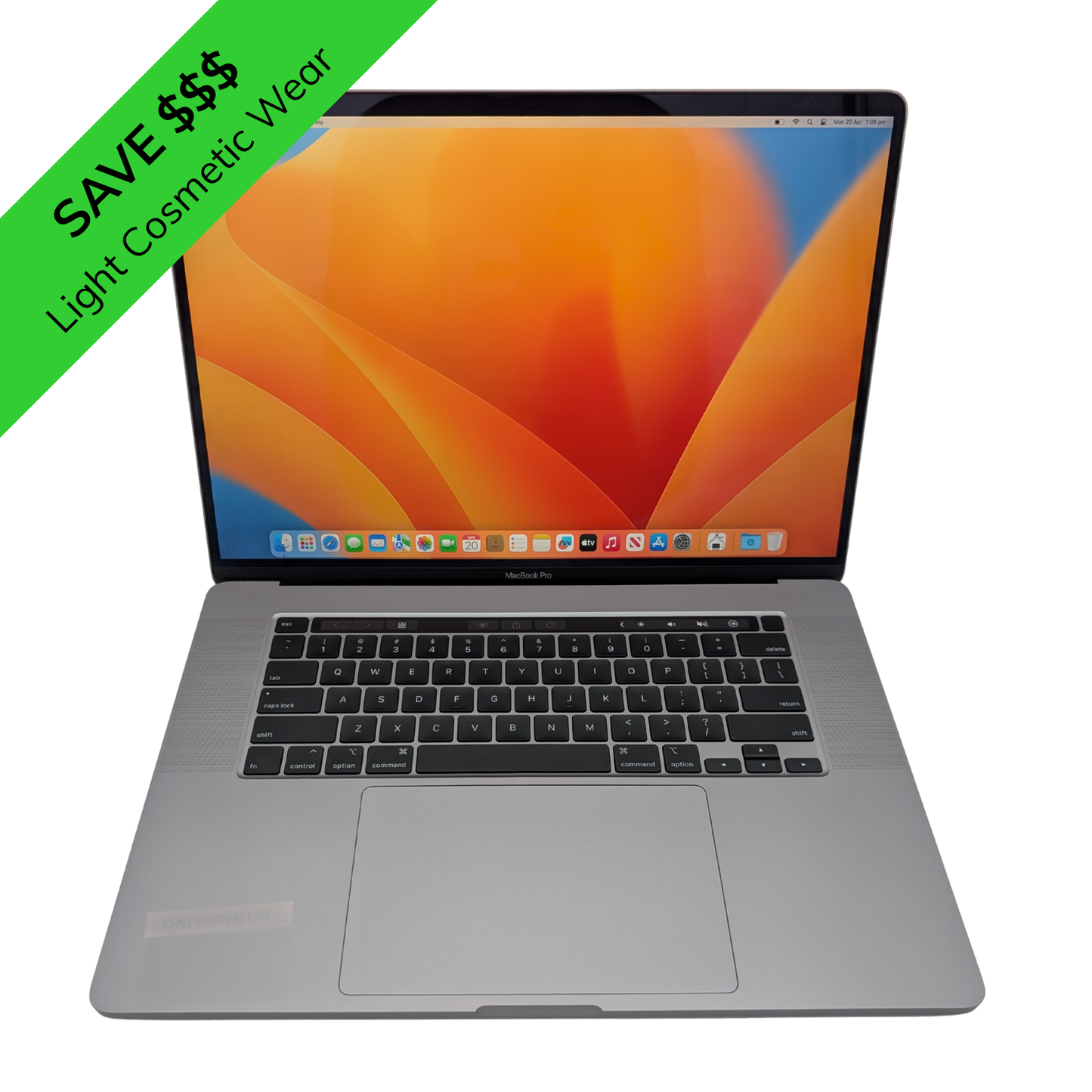 Apple MacBook Pro A2141 (2019) 16" with Touch Bar - Intel Core i7-9750H/32GB RAM/512GB SSD/Radeon Pro 5300M