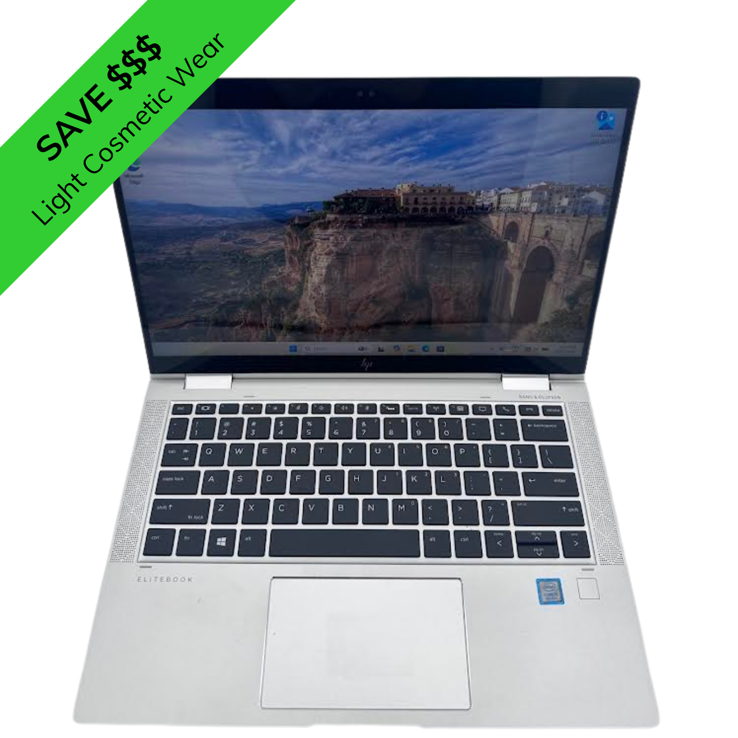 HP EliteBook x360 1030 G3 13.3" FHD 2-in-1 Touchscreen Laptop - Intel Core i5-8250U/8GB RAM/256GB SSD/Windows 11