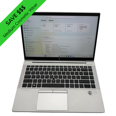 HP EliteBook 840 G7 14" FHD Laptop - Intel Core i5-10310U/16GB RAM/256GB SSD/Windows 11