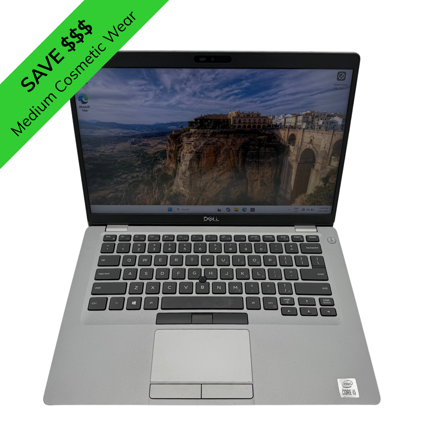Dell Latitude 5410 14" FHD Laptop - Intel Core i5-10210U/8GB RAM/256GB SSD/Windows 11