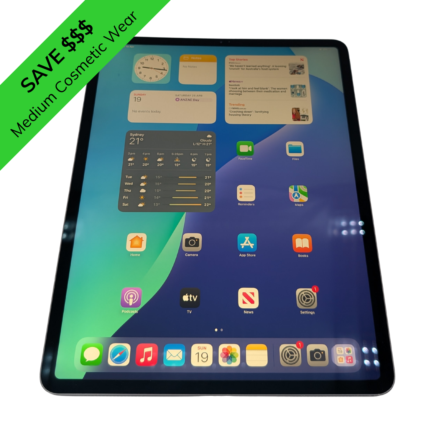 Apple iPad Pro A1876 3rd Generation - 12.9" Display/64GB Capacity/Wi Fi