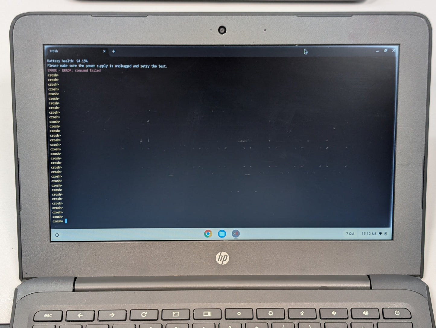 HP ChromeBook G6 EE 11.6" HD Laptop - Intel Celeron N3350/4GB RAM/32GB SSD/Chrome OS