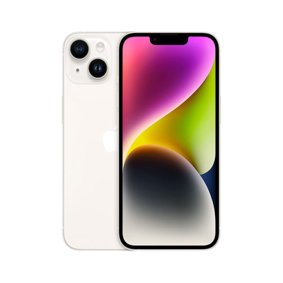 Apple iPhone 14 128GB (Starlight) - 6.1" Super Retina XDR Display - Certified Refurbished