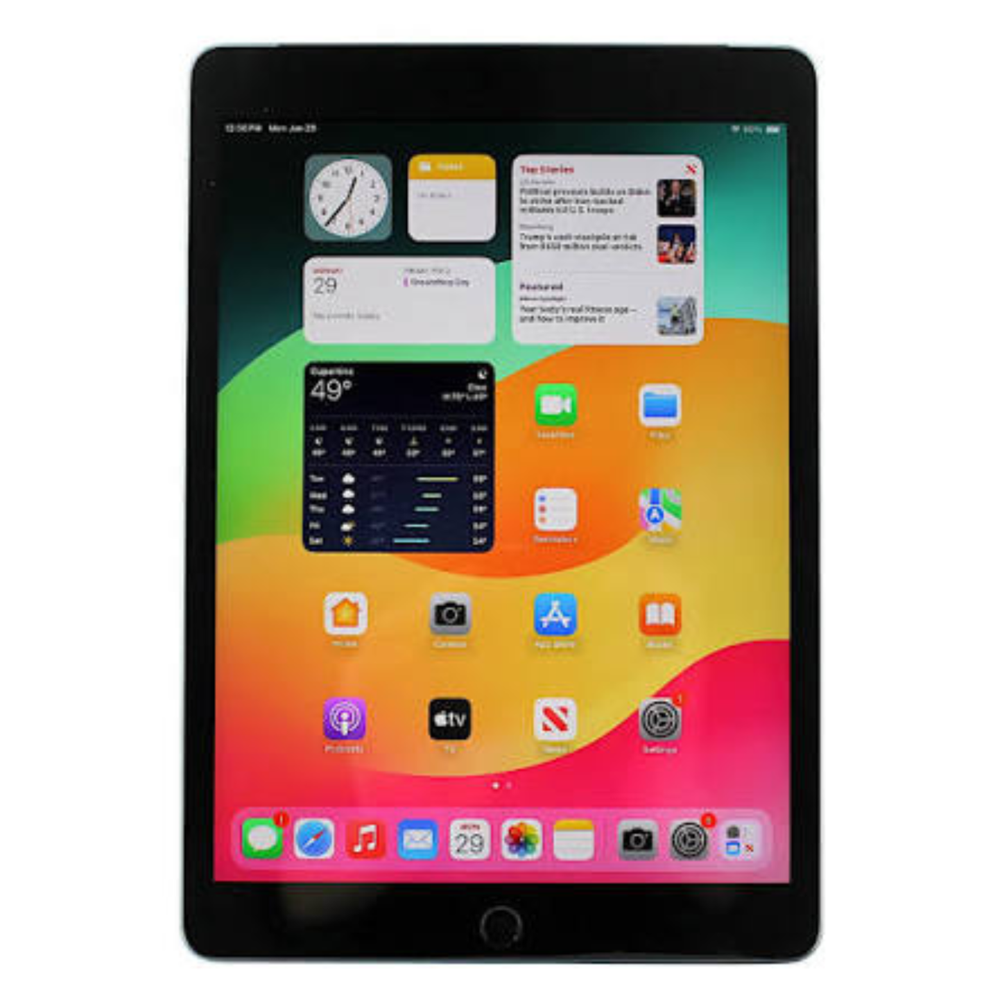 Apple iPad 9th Generation A2604 10.2" Retina Display/256GB Capacity/Wi Fi + Cellular