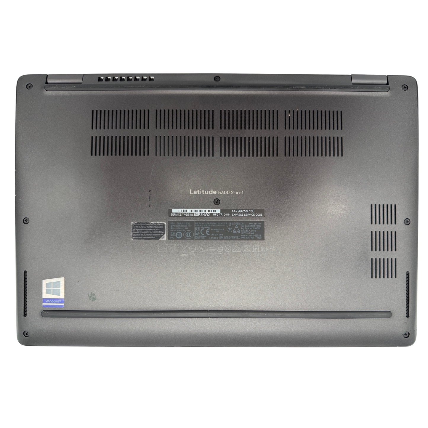 Dell Latitude 5300 13.3" FHD 2-in-1 Touchscreen Laptop - Intel Core i7-8665U/16GB RAM/256GB SSD/Windows 11
