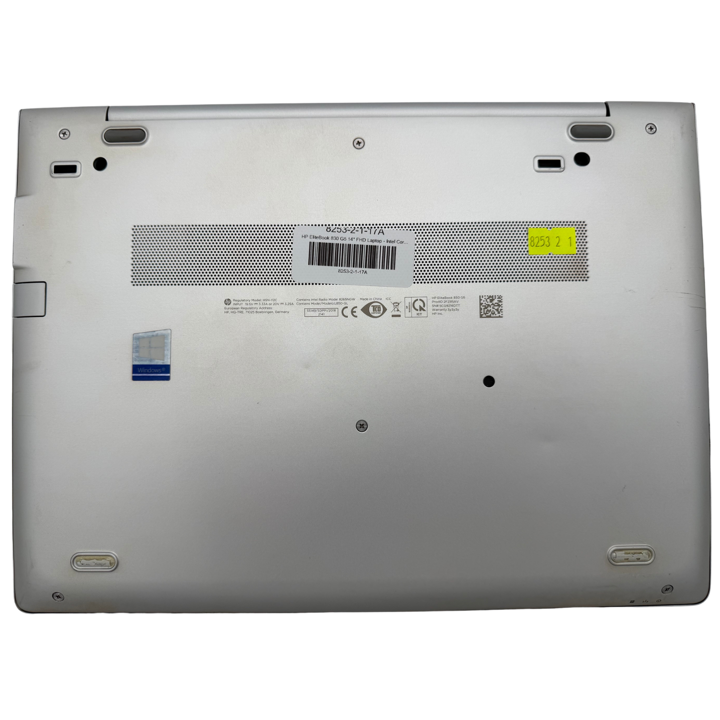 HP EliteBook 830 G5 13.3" FHD Laptop - Intel Core i7-8650U/16GB RAM/256GB SSD/Windows 11