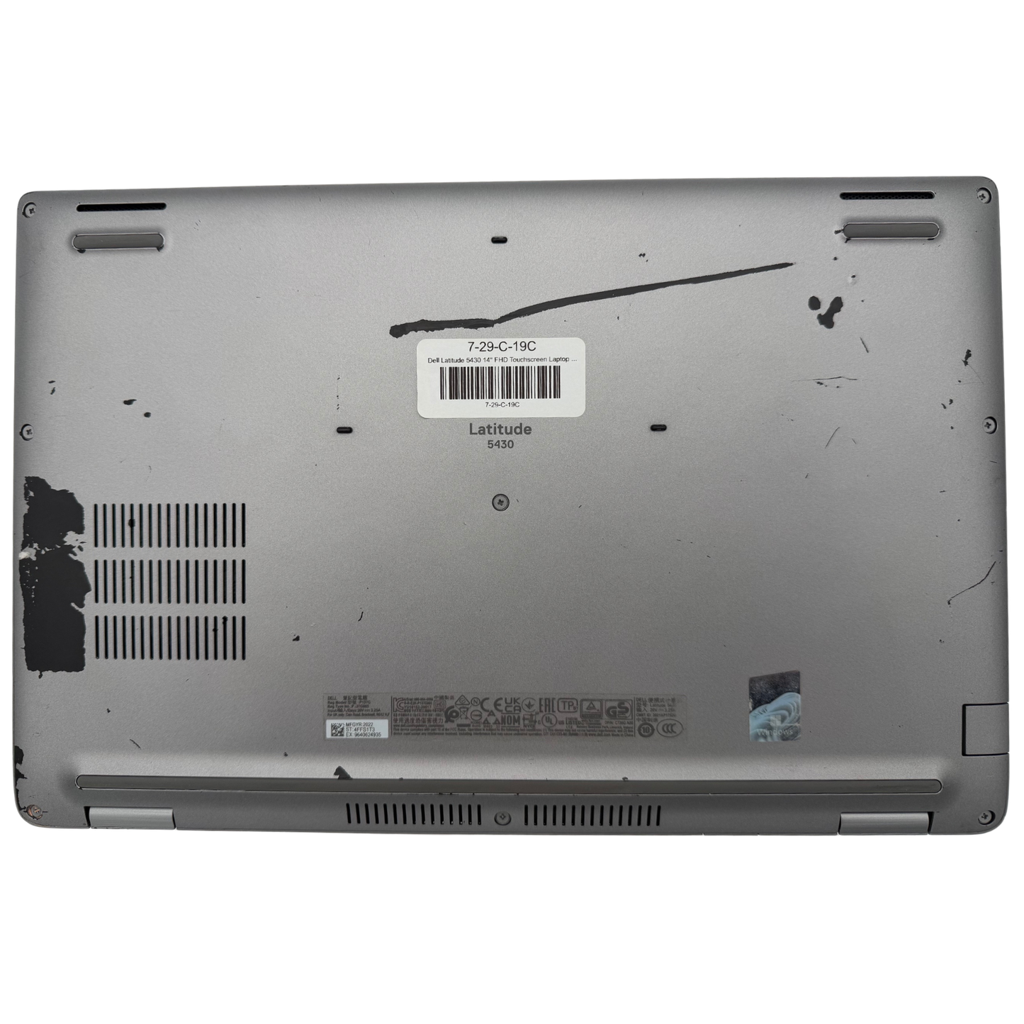 Dell Latitude 5430 14" FHD Touchscreen Laptop - Intel Core i7-1265U/16GB RAM/256GB SSD/Windows 11