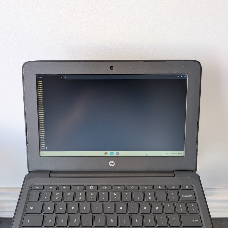 HP ChromeBook G6 EE 11.6" HD Laptop - Intel Celeron N3350/4GB RAM/32GB SSD/Chrome OS
