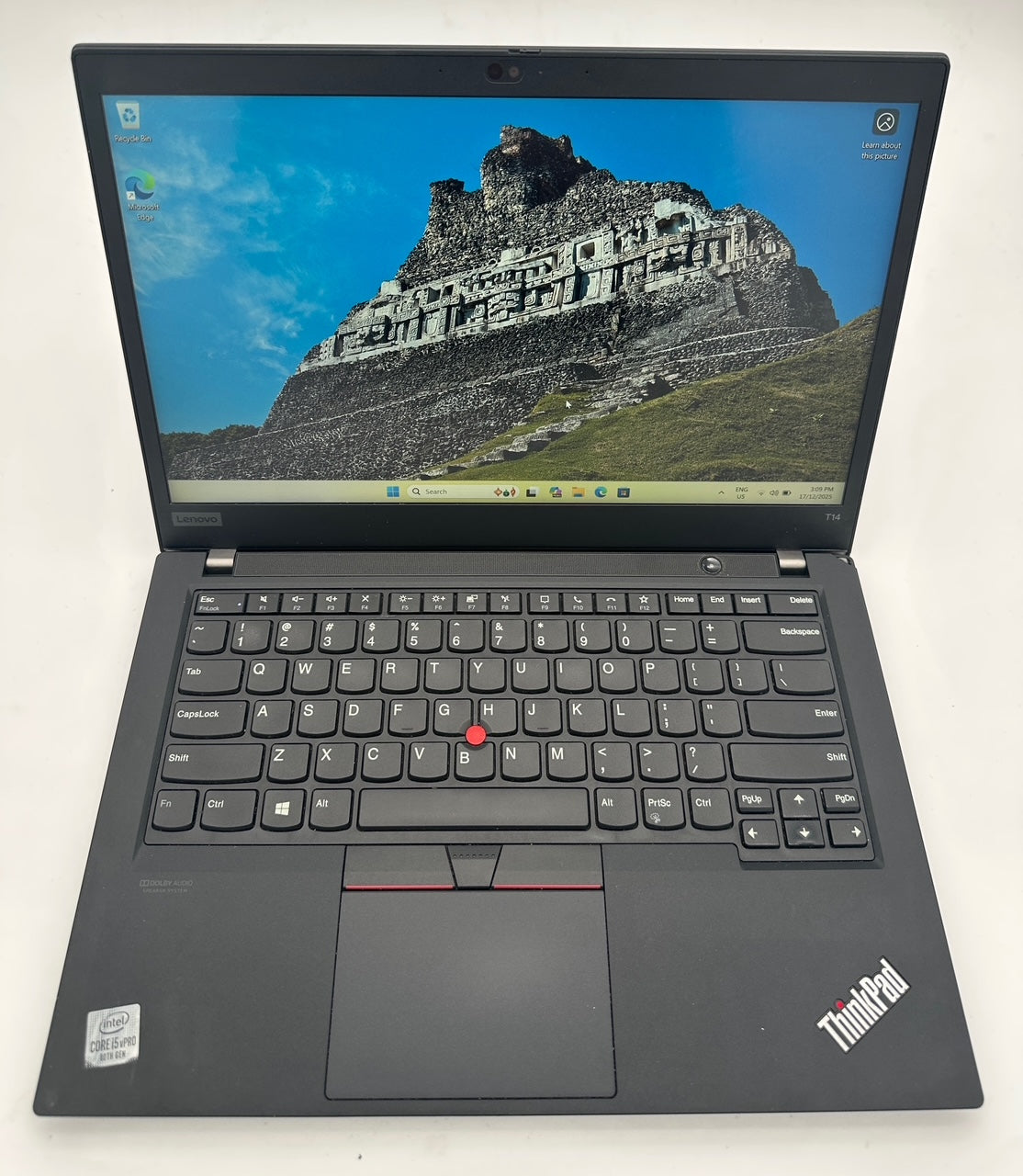 Lenovo ThinkPad T14 Gen1 14" FHD Touchscreen Laptop - Intel Core i5-10310U/16GB RAM/256GB SSD/Windows 11