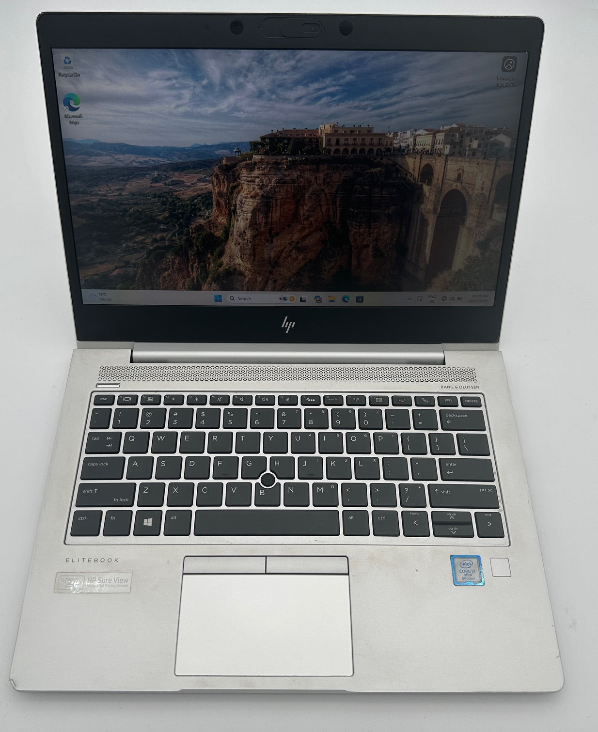 HP EliteBook 830 G5 14" FHD Laptop - Intel Core i7-8650U/16GB RAM/256GB SSD/Windows 11