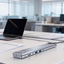 Usb-C Laptop Dock Stand, 6-In-1 Tablet Stand for Desk, Foldable And Adjustable Computer Stand, Charging Not Supported